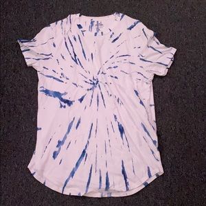Hollister exclusive blue tie dye shirt